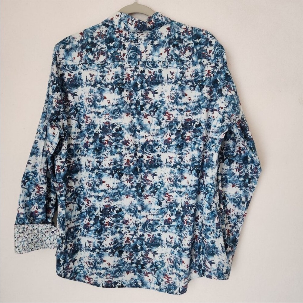 NWOT Robert Graham Men’s Deltona Multicolor Floral Button Down Sports Shirt - Picture 6 of 9